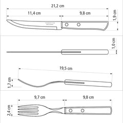 Tramontina 12 piece Steak Set