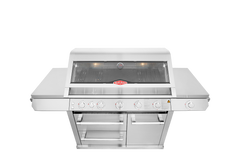 BeefEater 7000 Series Premium - 5 Burner BBQ & Side Burner Trolley