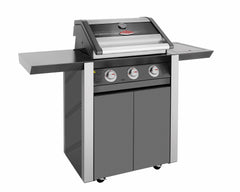 BeefEater 1600E Series - 3 Burner BBQ & Side Burner Trolley