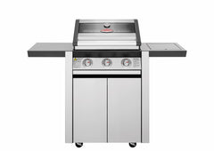 BeefEater 1600s Series - 3 Burner BBQ & Side Burner Trolley
