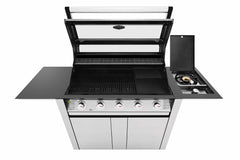 BeefEater 1600s Series - 5 Burner BBQ & Side Burner Trolley