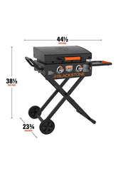 Blackstone 22 Inch Omnivore Flex-Fold Cart Griddle with Hood