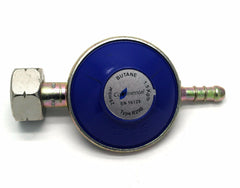 29mbar Butane Regulator with 2M Hose & Clips