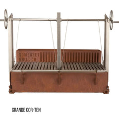 Somerset Grill Co - GRANDE COR-TEN GRILL (Not including Woodstore)