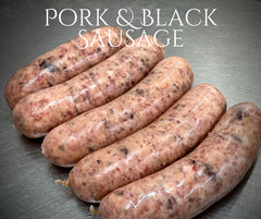 John Davidsons Pork and Black Pudding Sausages