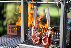 Somerset Grill Co Asado Grande Cor-Ten Outdoor Kitchen Bundle