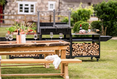 Somerset Grill Co Asado Grande Gunmetal Outdoor Kitchen Bundle