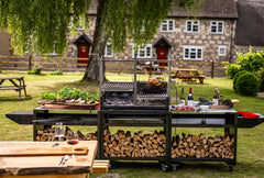 Somerset Grill Co Asado Grande Gunmetal Outdoor Kitchen Bundle