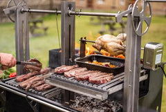 Somerset Grill Co Asado Grande Gunmetal Outdoor Kitchen Bundle