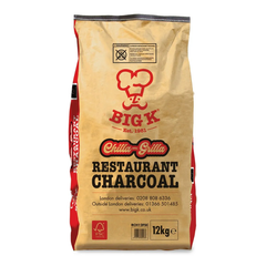 Big K - Chilla Grilla 12kg Restaurant Grade Lumpwood Charcoal