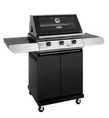 BeefEater 1200E Series 3 Burner BBQ & Side Burner Trolley