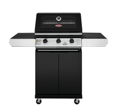 BeefEater 1200E Series 3 Burner BBQ & Side Burner Trolley