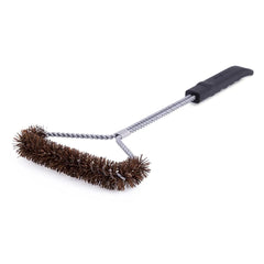 Broil King BBQ Cleaning Brush Tri Head-Twisted Palmyra