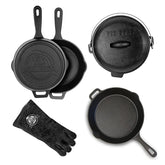 Pit Boss 6 Piece Cast Iron Starter Set