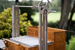 Somerset Grill Co - COR-TEN WITH WOODSTORE