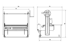 Somerset Grill Co - COR-TEN (not including woodstore)