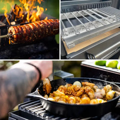 Somerset Grill Co - Asado Grill Full Monty Accessories Bundle