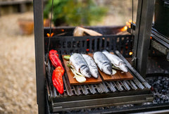Somerset Grill Co - GRANDE GUNMETAL WITH WOODSTORE