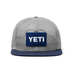 Yeti Flat Brim Mesh Hat Grey & Navy