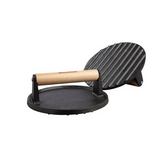 Tramontina Churrasco Pre-Seasoned Round Grill Press