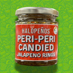 Halopenos - Peri Peri Candied Jalapenos