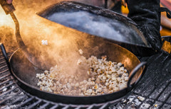 Kadai BBQ Popcorn Maker with Sickle