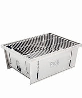 ProQ Flatdog Fold-Flat Portable Charcoal BBQ - With Free Cover