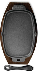Napoleon Cast Iron Skillet With Wooden Base