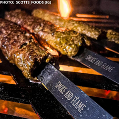 Smoke and Flame Big Fat Kebab Skewers ( set of 4 )