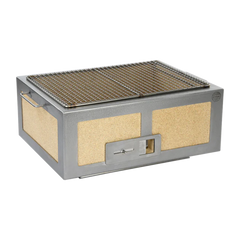 Medium Wide Kasai Konro Grill with Stainless Steel Frame V2