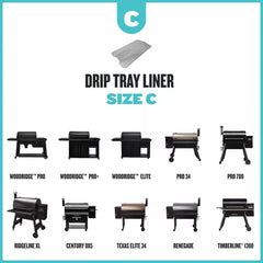 Traeger Drip Tray Liners - 5 Pack - Size C
