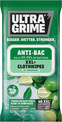 Ultra Grime Life Anti-Bac XXL Wipes 40pk