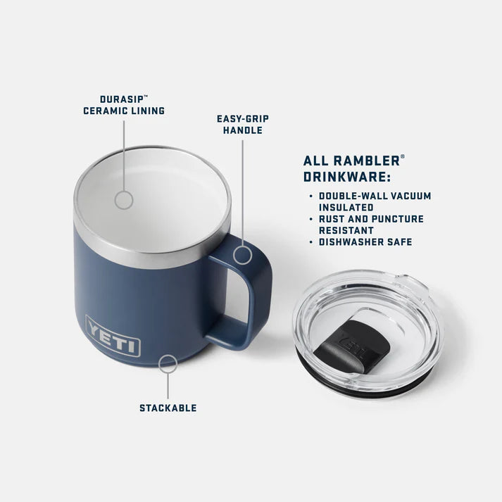 YETI Rambler 10oz Mug With DuraSip Ceramic Lining