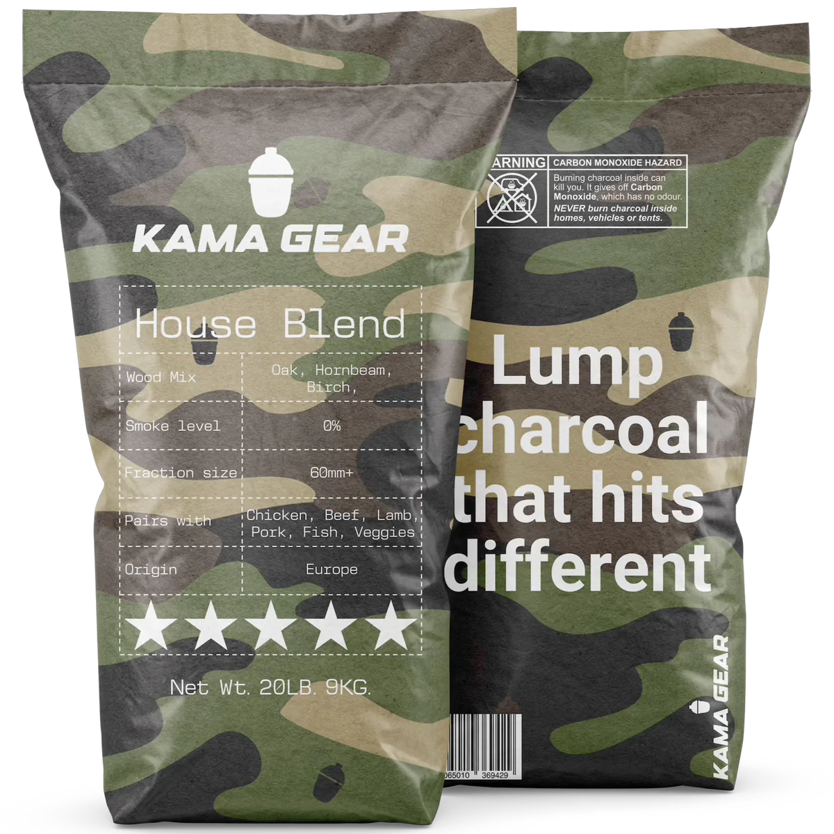 Kama Gear House Blend Charcoal 9kg