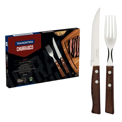 Tramontina 12pc Polywood Cutley Set