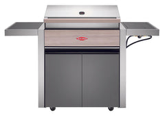 BeefEater 1500 series  - 4 Burner BBQ & Side Burner Trolley