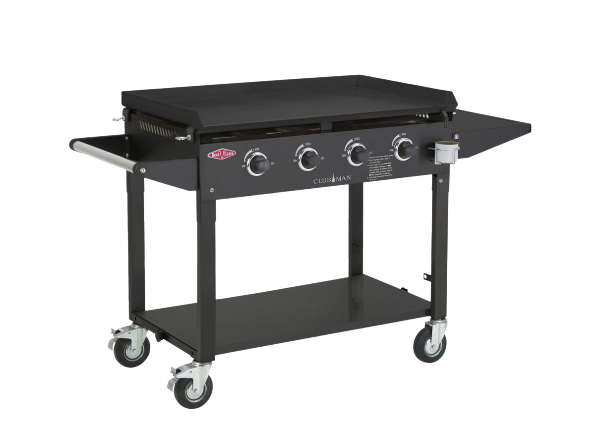 BeefEater Clubman Portable 4 Burner Gas Barbecue - Mild Steel