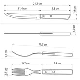 Tramontina 12 piece Steak Set