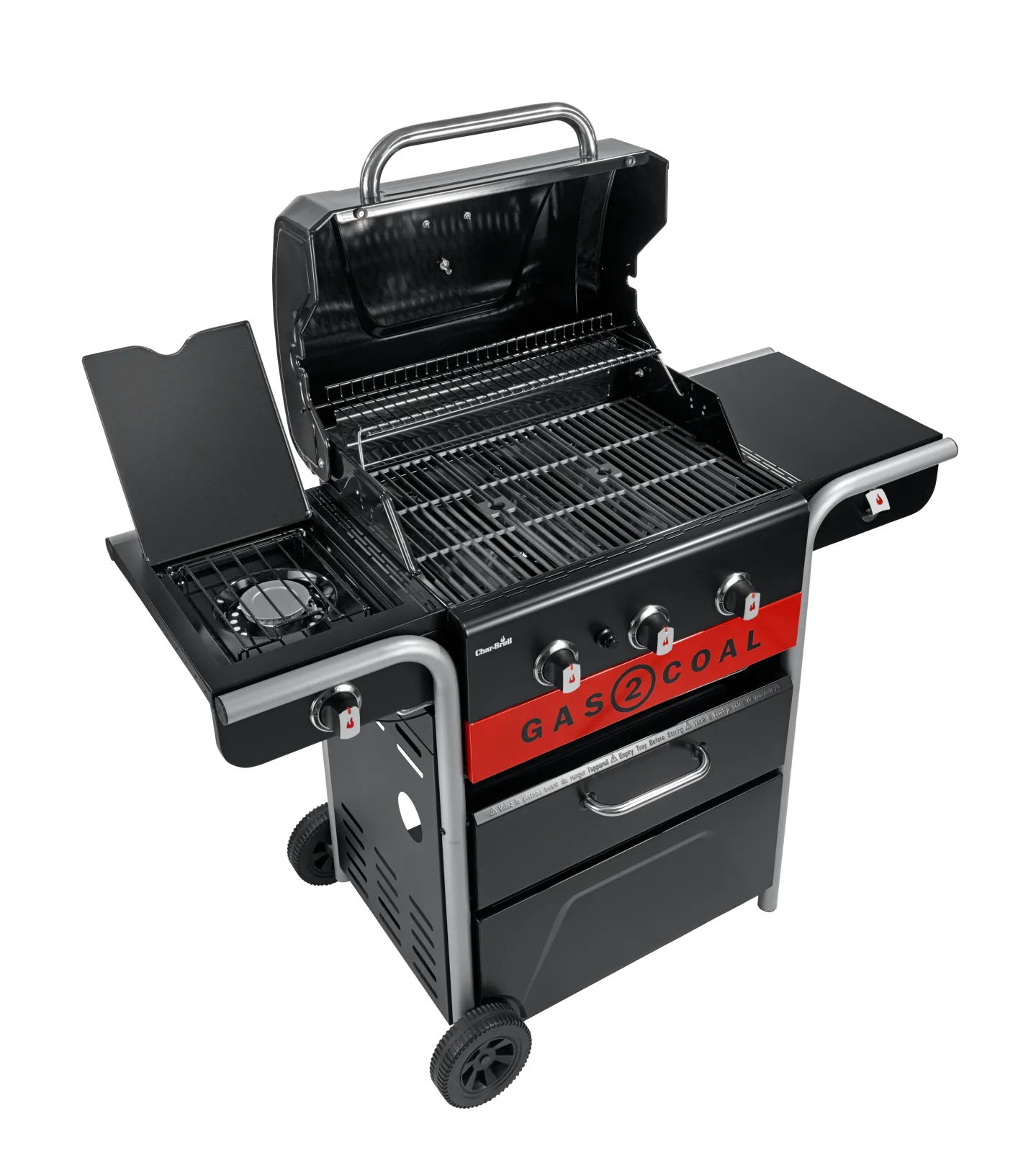 Char Broil Gas2Coal 3+1 Burner Hybrid Grill