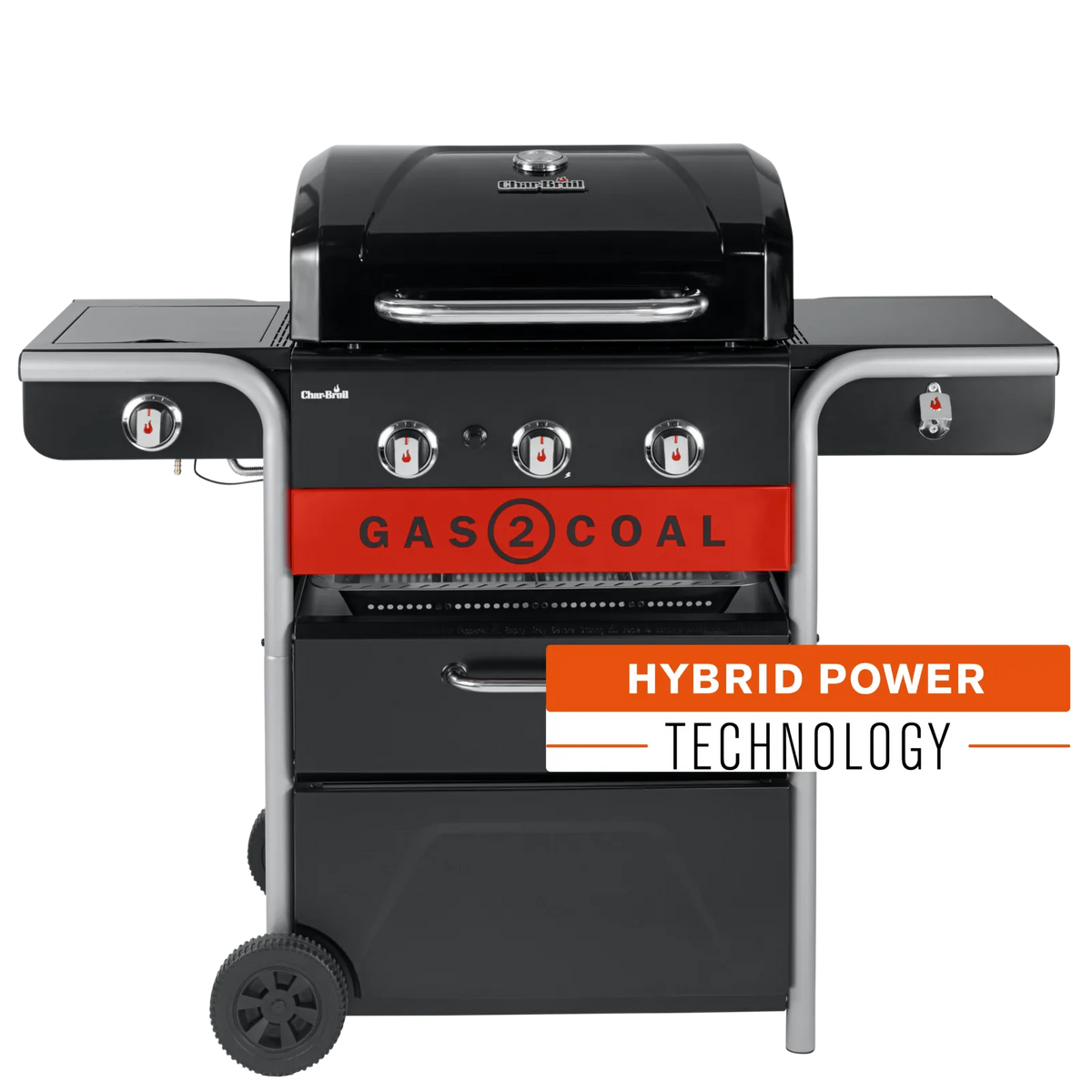 Char Broil Gas2Coal 3+1 Burner Hybrid Grill