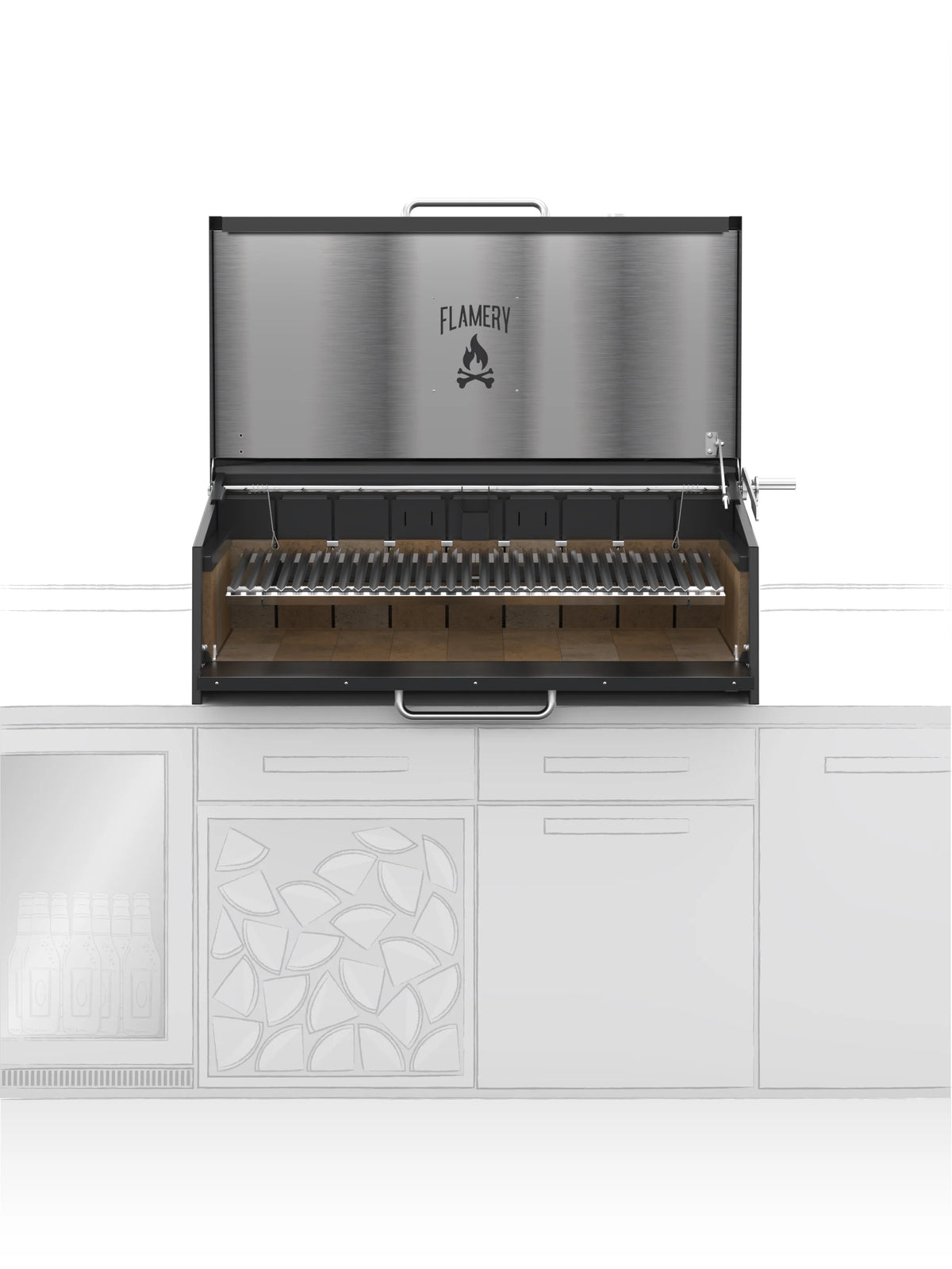 ASADO PRO.3.2 / Large Asado Grill Built-in