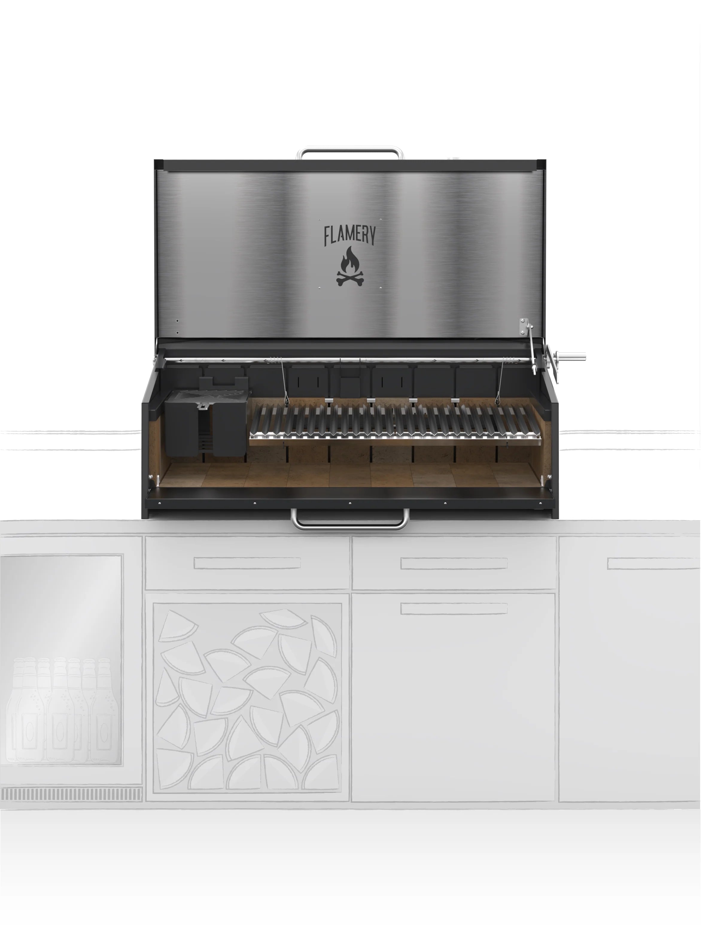 ASADO PRO.3.2 / Large Asado Grill Built-in
