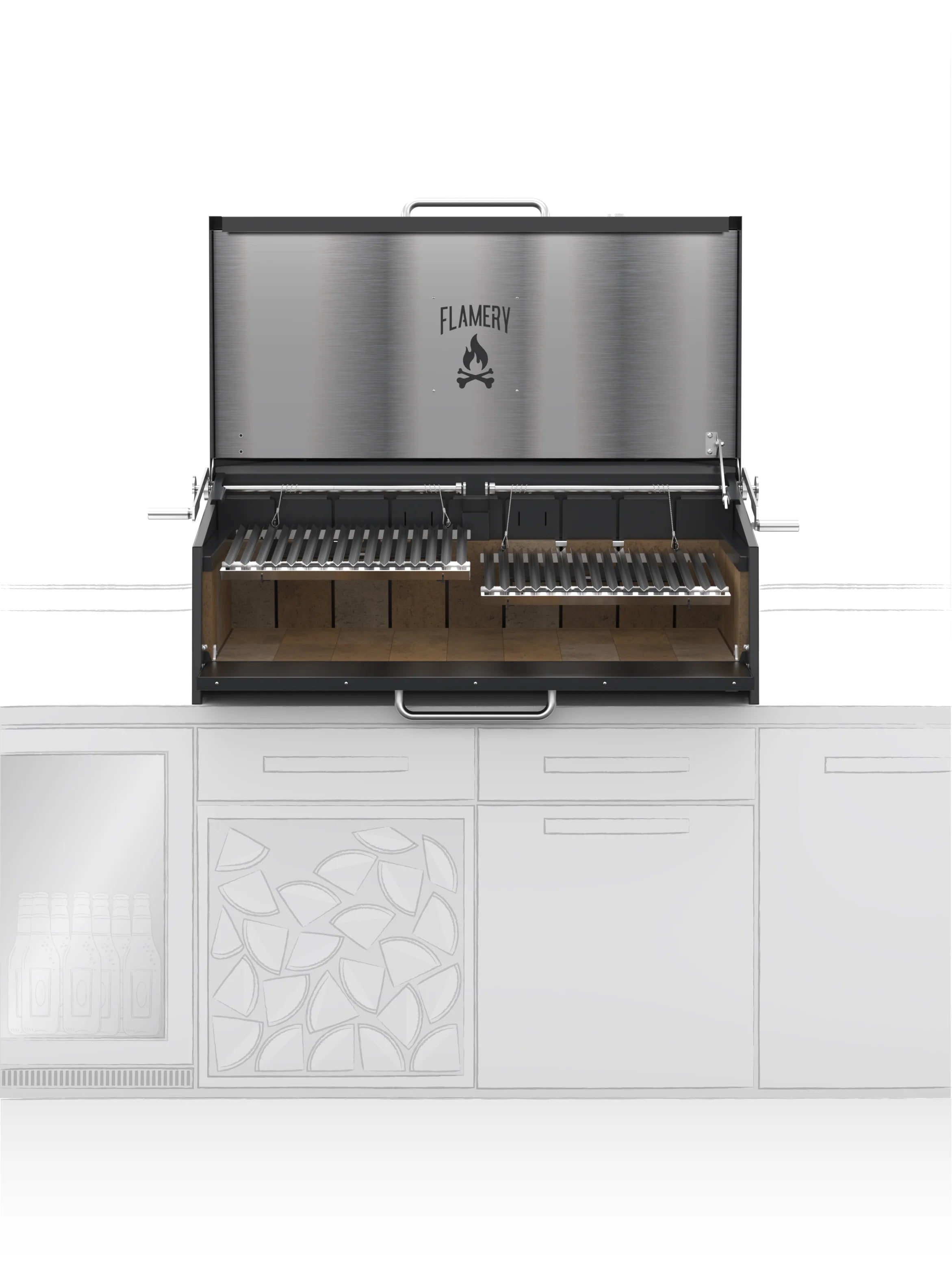 ASADO PRO.3.2 / Large Asado Grill Built-in