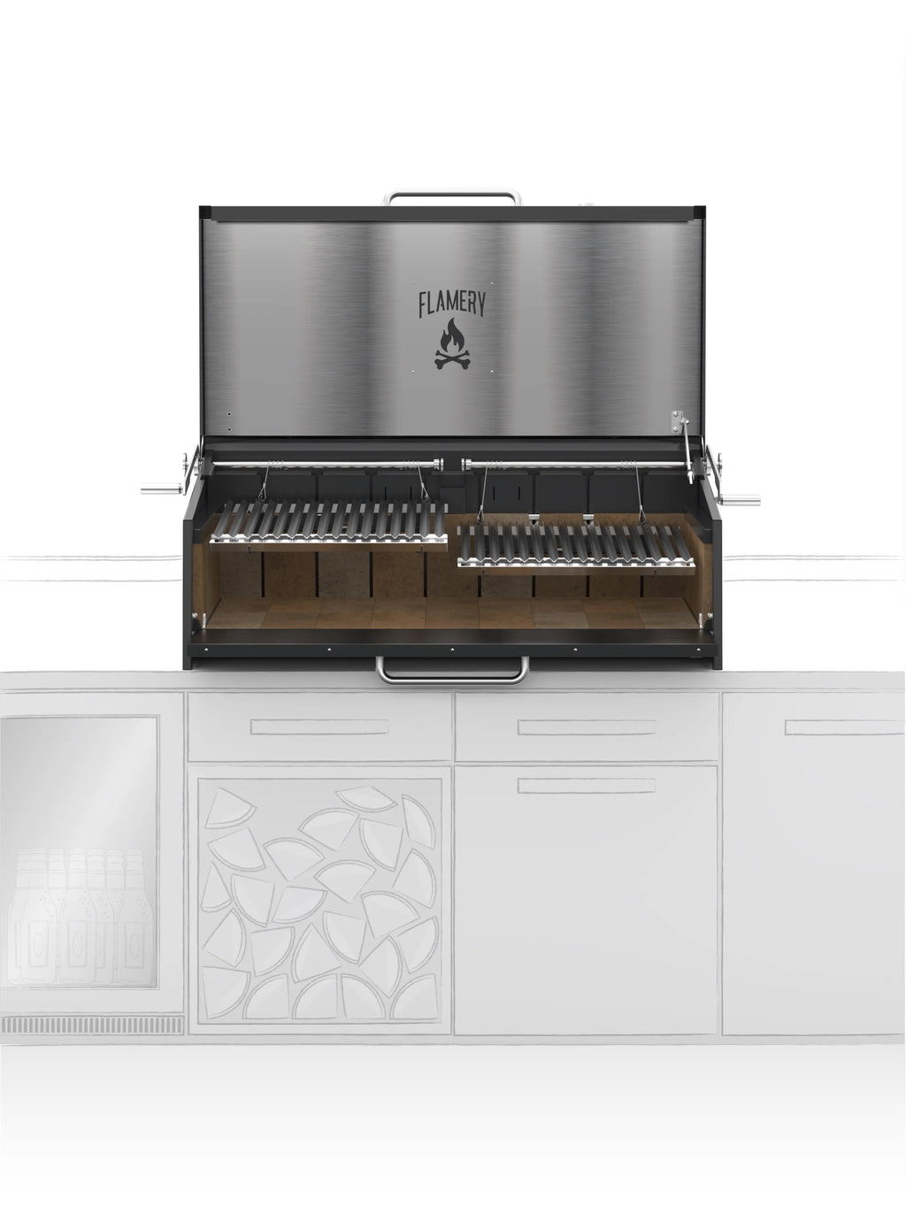 ASADO PRO.3.2 / Large Asado Grill Built-in