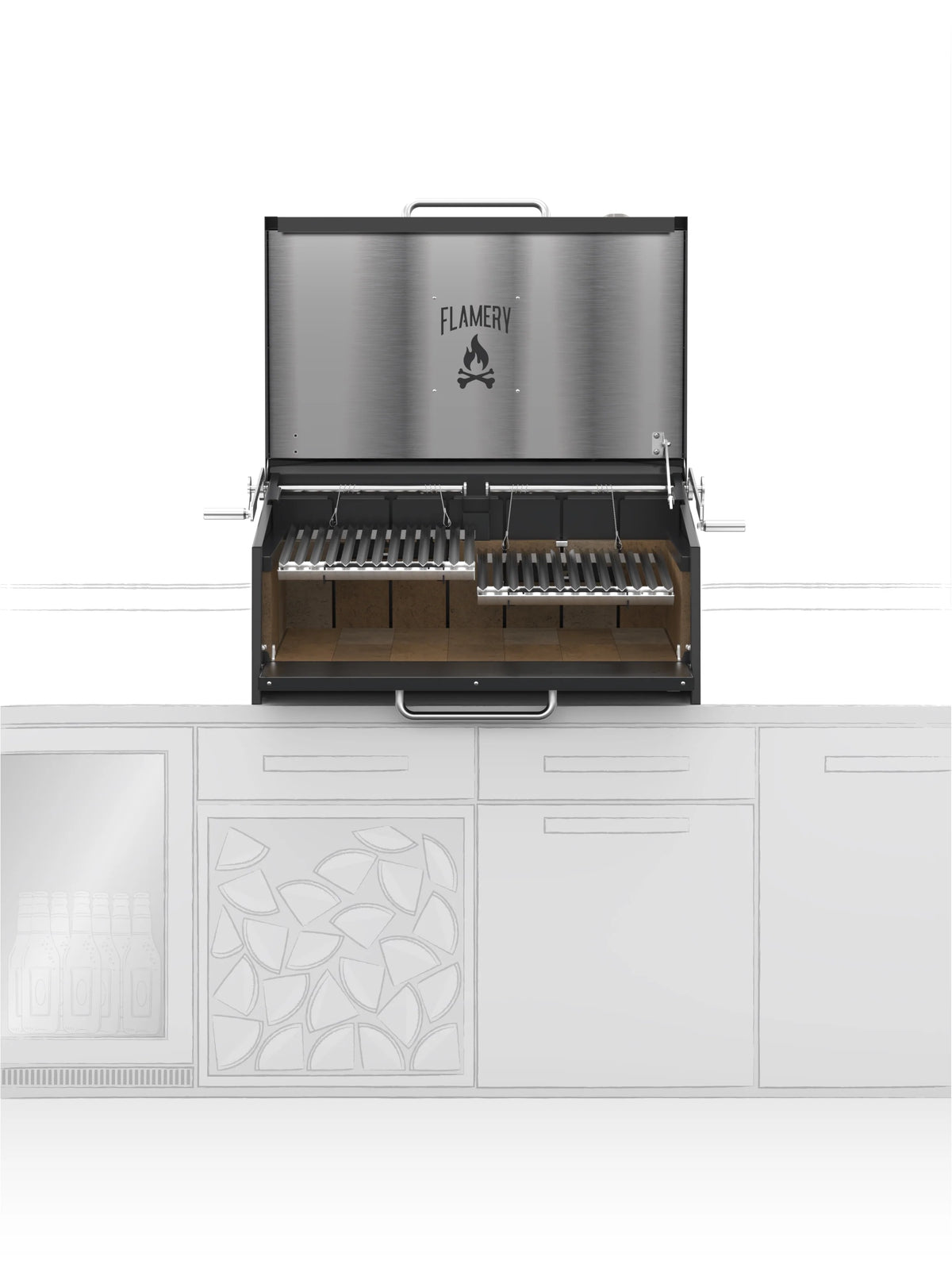 ASADO PRO.3.1 / Small Asado Grill Built-in