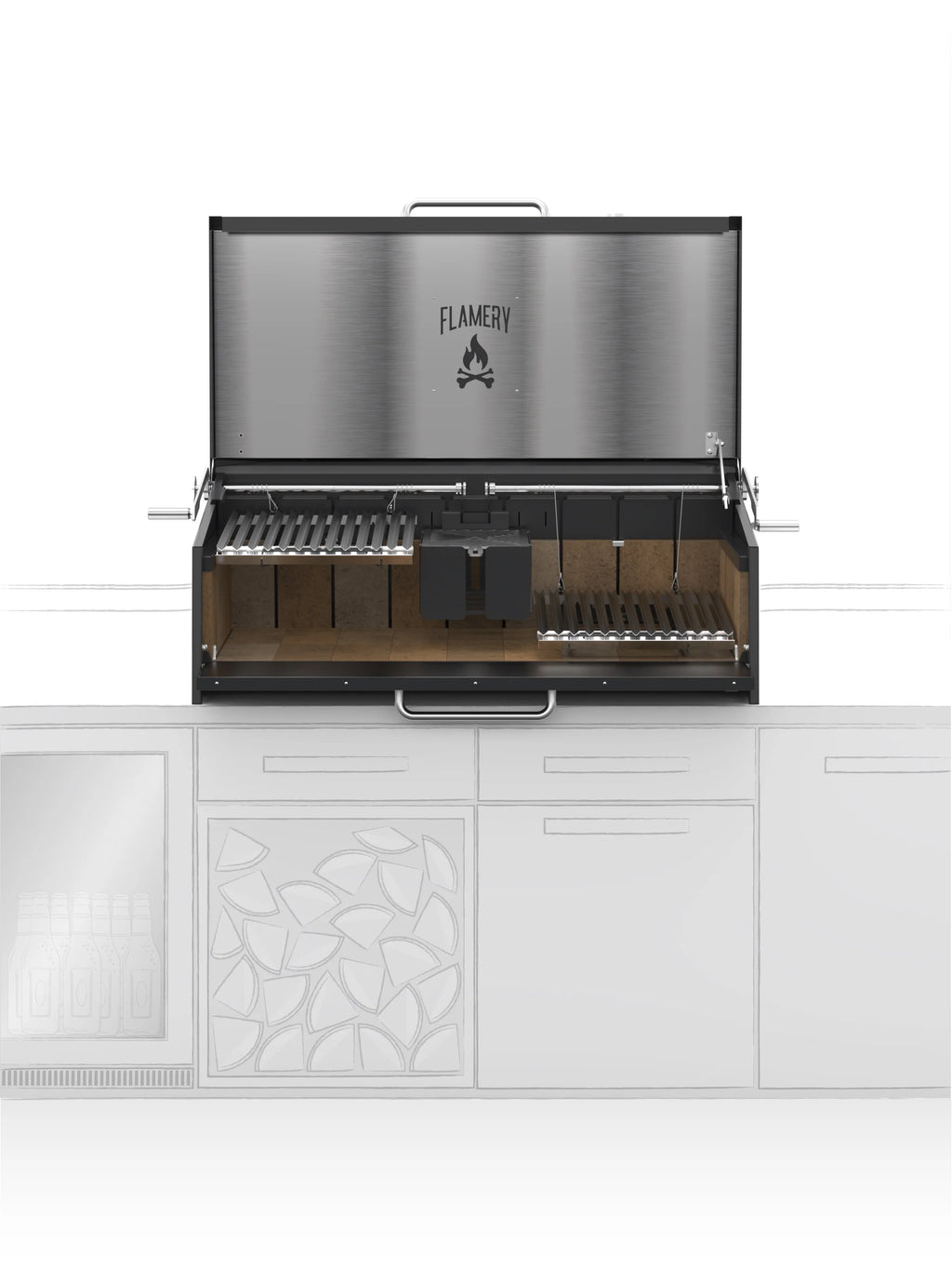 ASADO PRO.3.2 / Large Asado Grill Built-in
