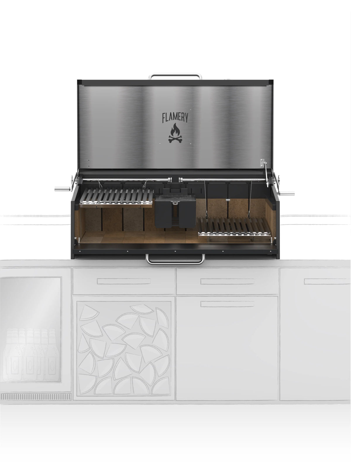 ASADO PRO.3.2 / Large Asado Grill Built-in