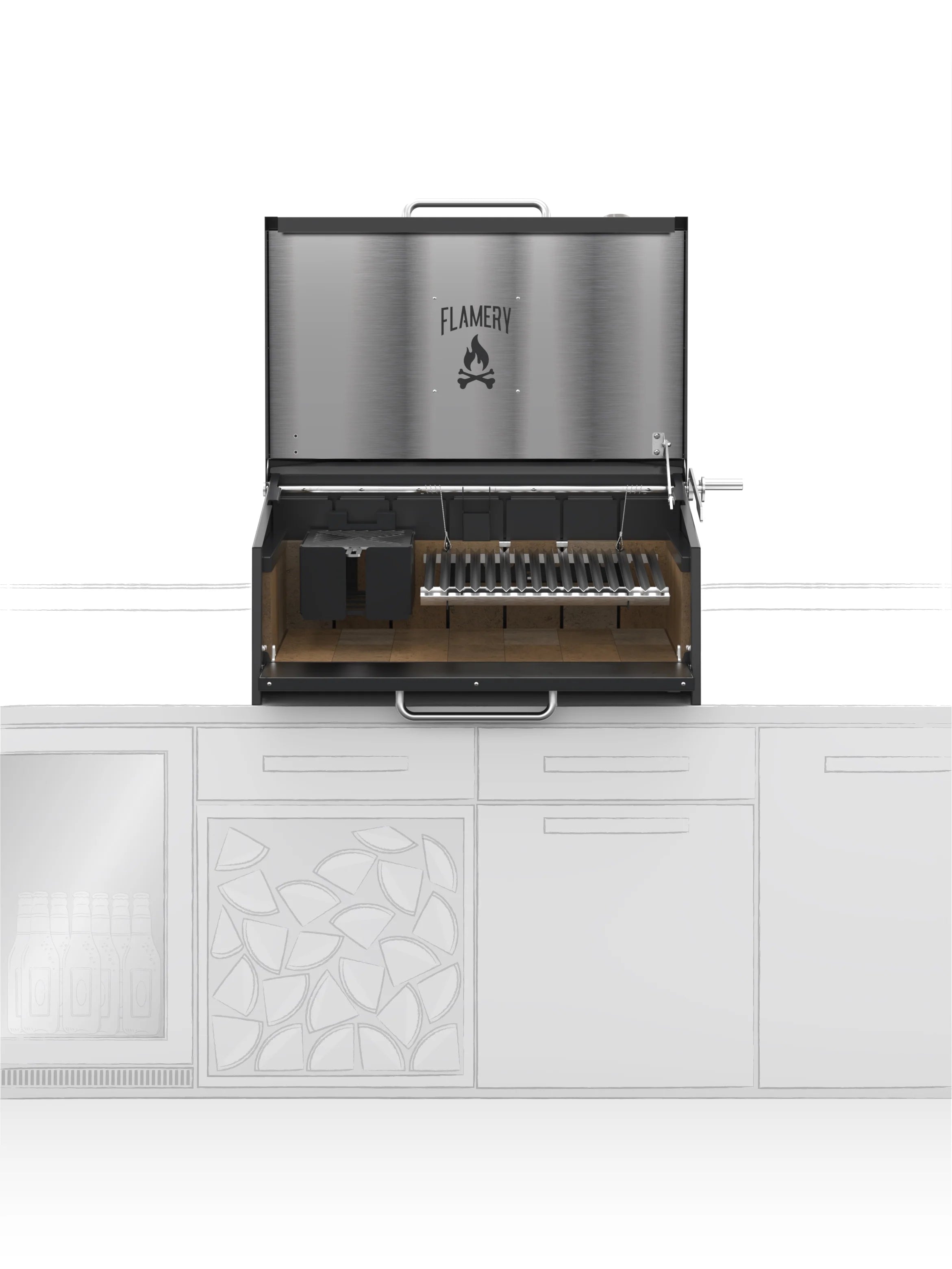 ASADO PRO.3.1 / Small Asado Grill Built-in