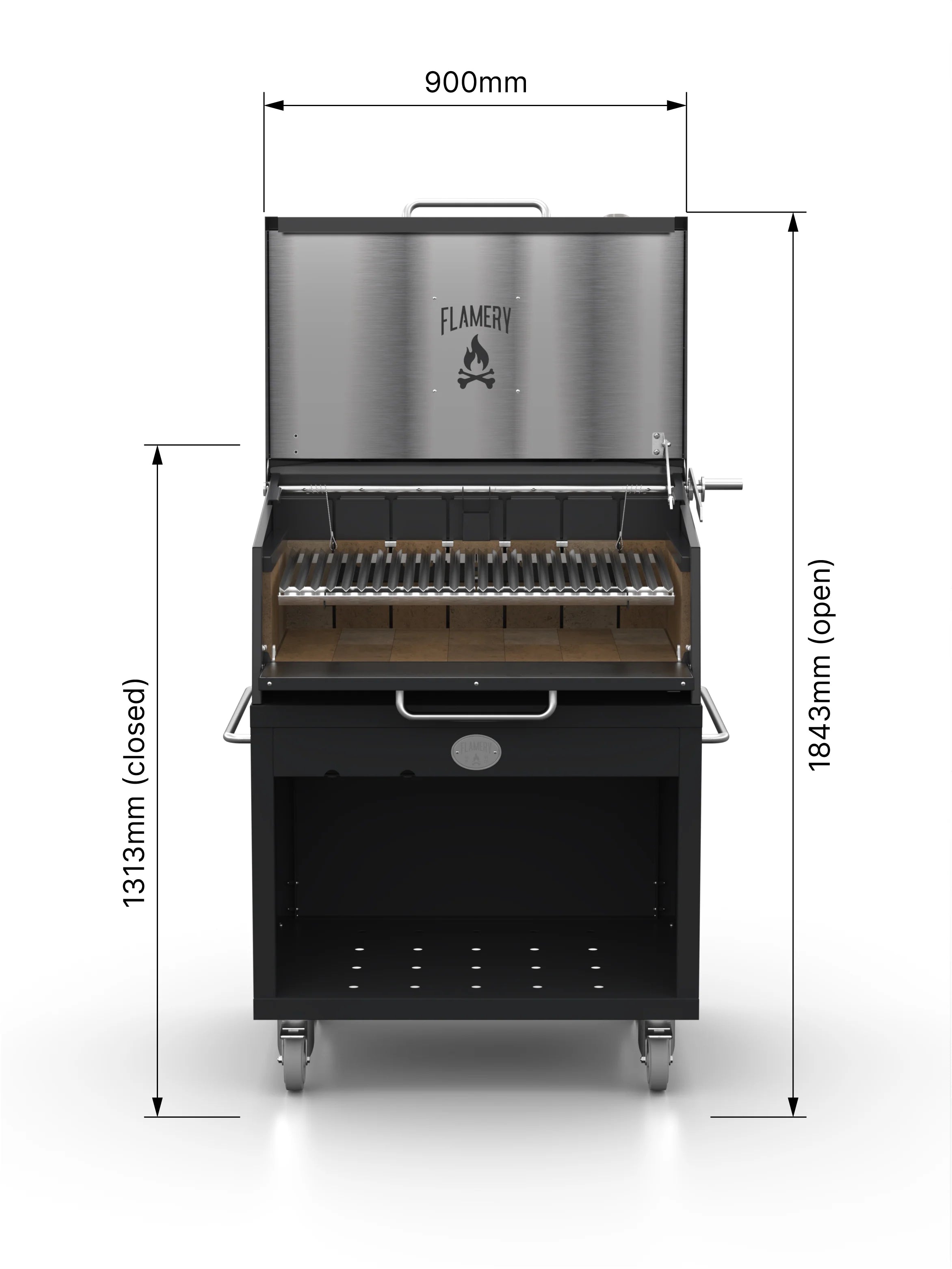 ASADO PRO.2.1 / Small Asado Grill on Trolley