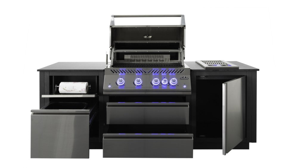 Napoleon Oasis Compact 105 Outdoor Kitchen - Free Cover & Rotisserie